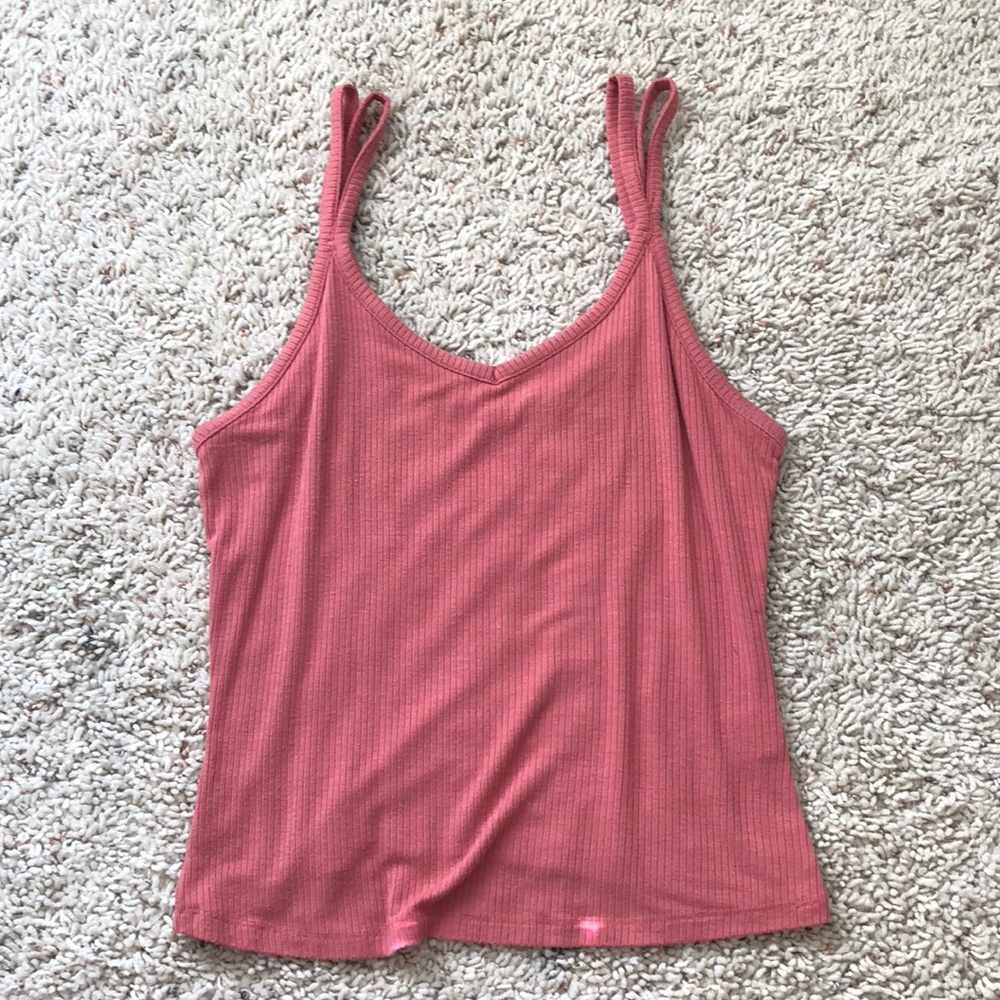 Ribbed Pink Tank top